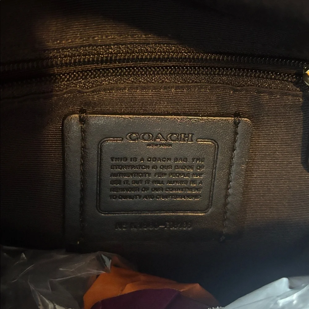 Coach Leather Backpack - Picture 5 of 5
